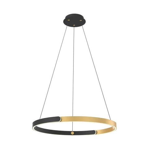 Suspensie LINOS MD4417-1M-3BGD Zumaline LED, Negru, Polonia