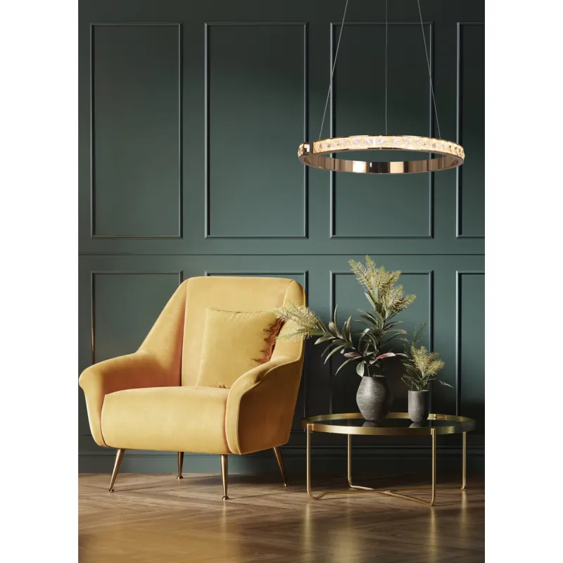 Suspensie MURIEL MD4996-1-3GBD Zumaline LED, Auriu, Polonia