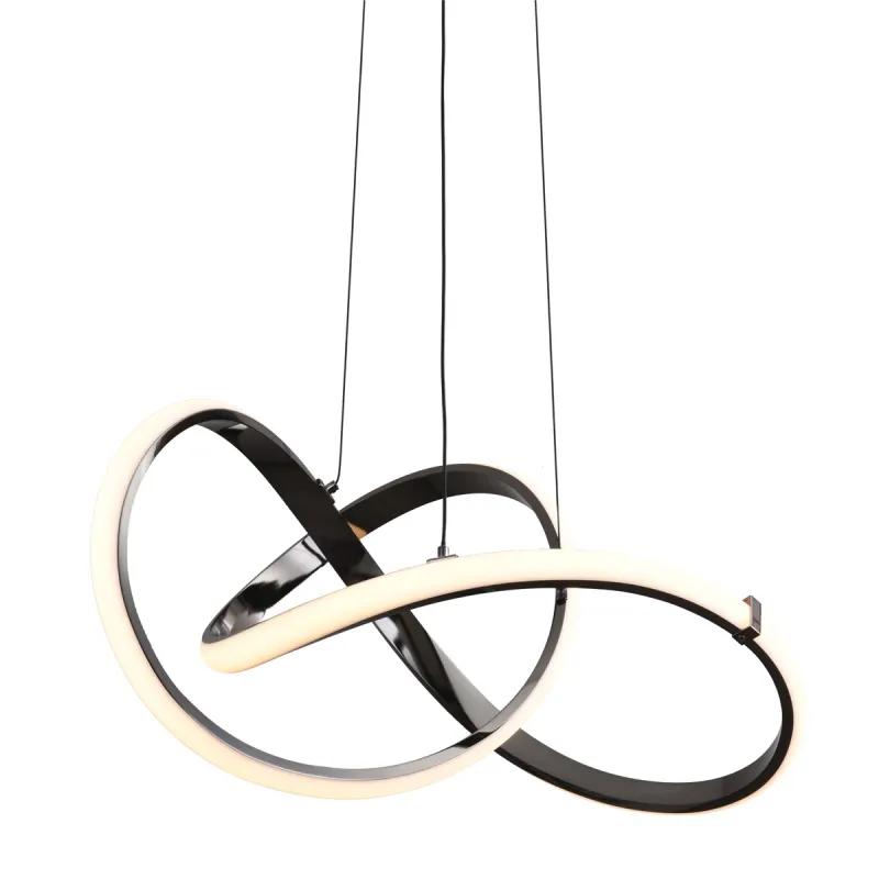 Suspensie INDIGO MD9717-1-3BCD Zumaline LED, Negru, Polonia