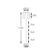 Lampadar NIRA ML3523-3-EGN Zumaline E14, Auriu, Polonia
