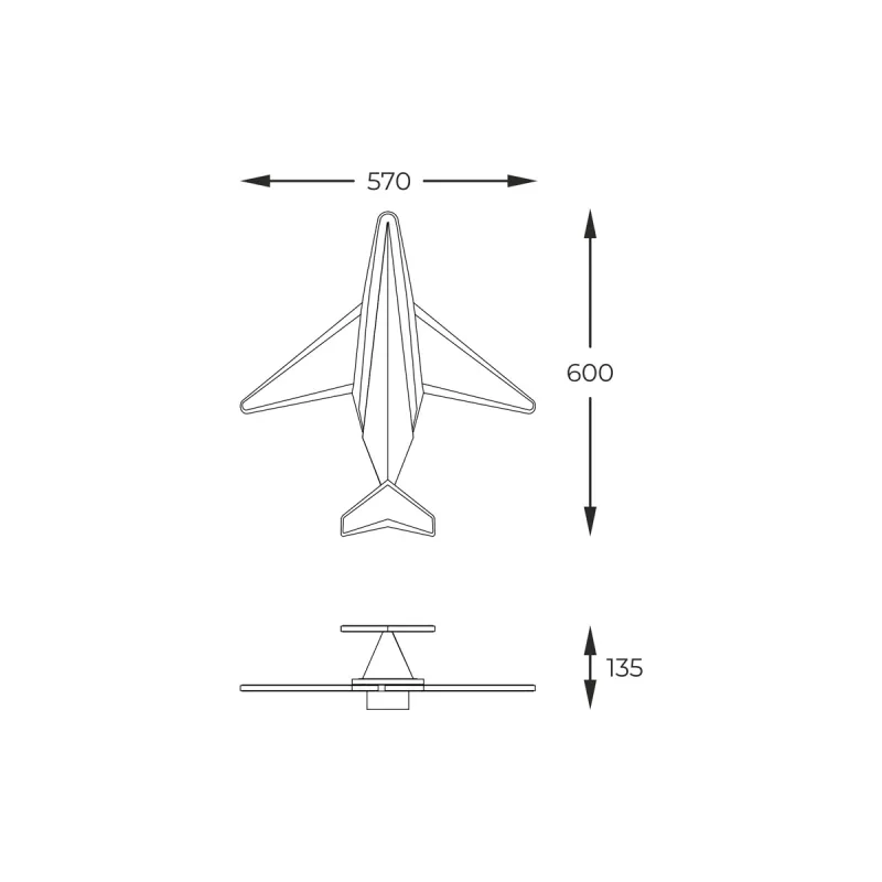 Aplica Copii SKY MX3140-1-3XCT Zumaline LED, Alb, Polonia