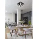 Lustra Plafon TULA MX3274-4-3BCT Zumaline LED, Negru, Polonia
