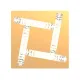 Lustra Plafon TULA MX3274-4-3GT Zumaline LED, Auriu, Polonia