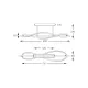 Lustra Plafon DOMENICO MX3544-1-3BT Zumaline LED, Negru, Polonia