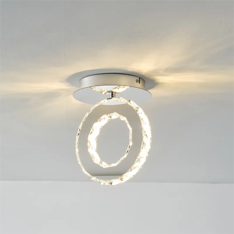 Plafoniera GIRONA MX3713-1-3CT Zumaline LED, Crom, Polonia