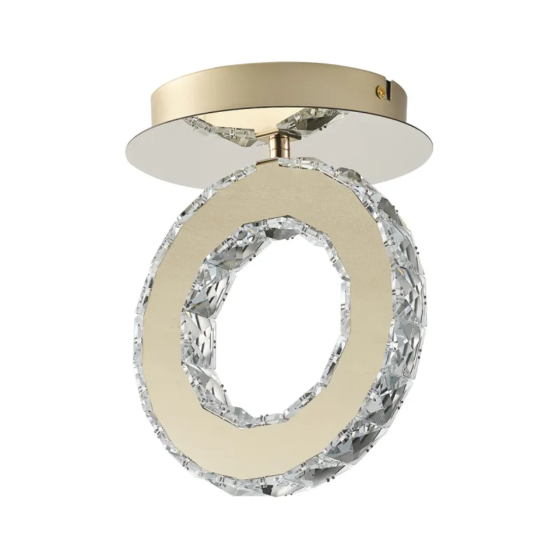 Plafoniera GIRONA MX3713-1-3GT Zumaline LED, Auriu, Polonia