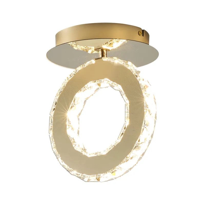 Plafoniera GIRONA MX3713-1-3GT Zumaline LED, Auriu, Polonia