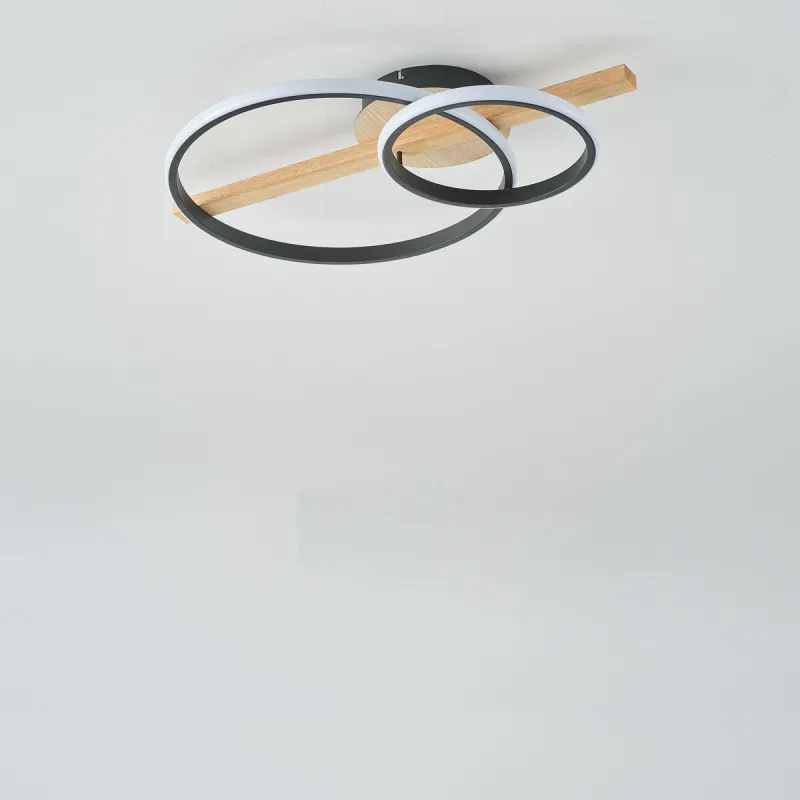 Lustra Plafon ALMERIA MX3913-2-3BWLT Zumaline LED, Negru, Polonia