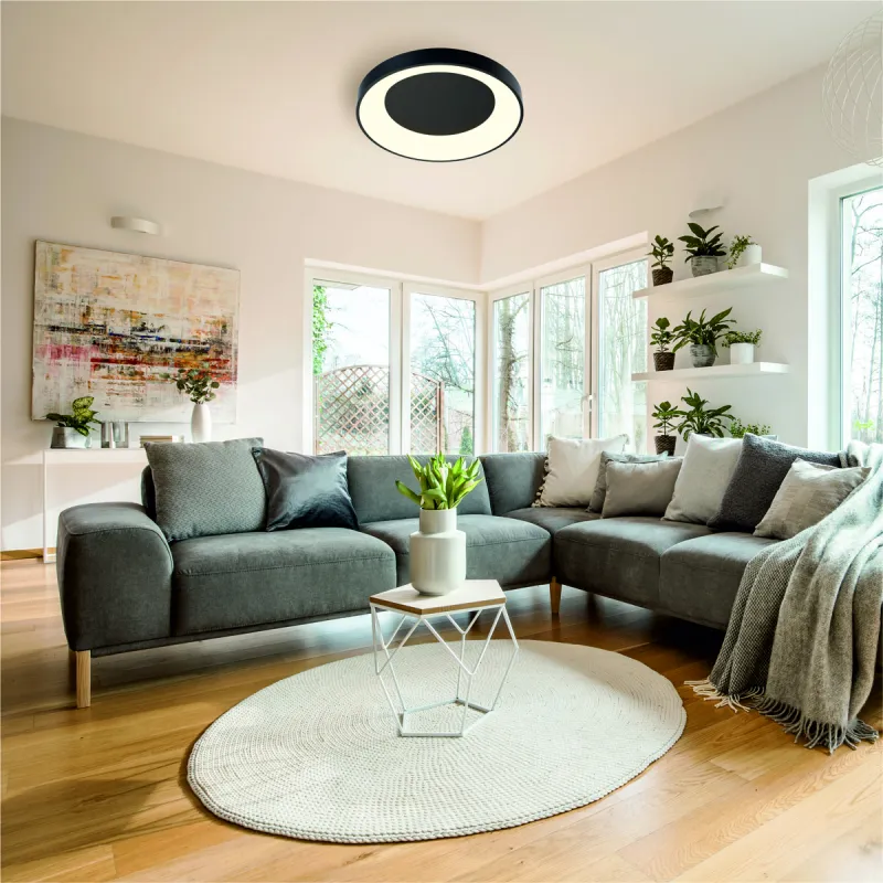 Plafoniera CAMERON MX4019-1M-3BT Zumaline LED, Negru, Polonia