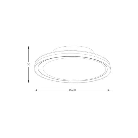 Plafoniera APART MX4168-1-3WGT Zumaline LED, Alb, Polonia