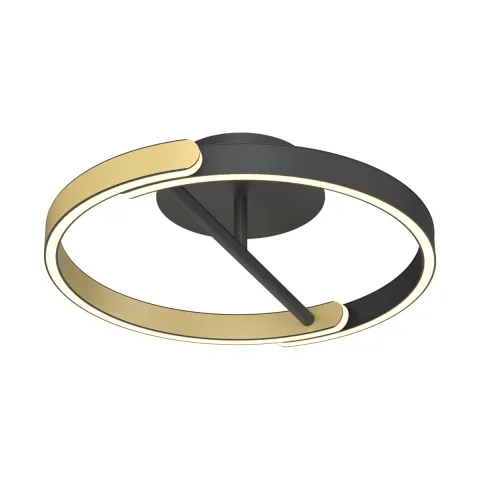 Plafoniera LINOS MX4417-1S-3BGD Zumaline LED, Negru, Polonia