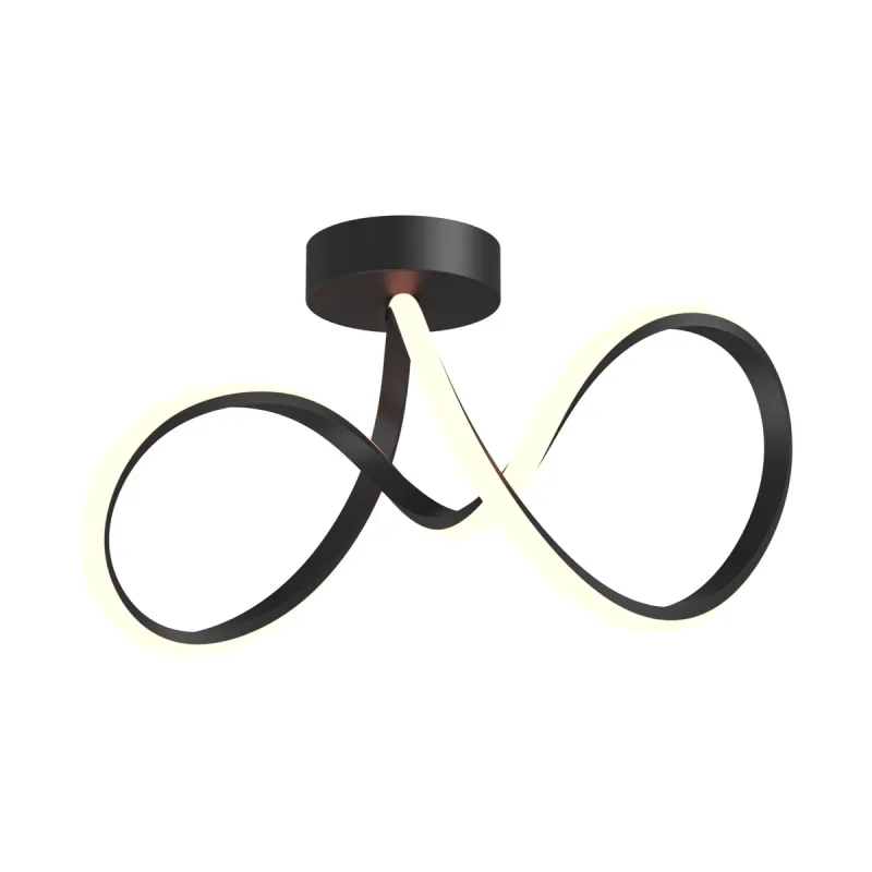 Lustra Plafon CLINT MX6347-1-3BT Zumaline LED, Negru, Polonia