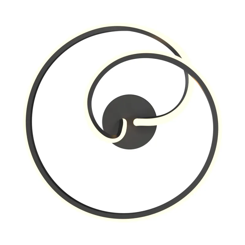 Lustra Plafon CLINT MX6349-1-3BT Zumaline LED, Negru, Polonia