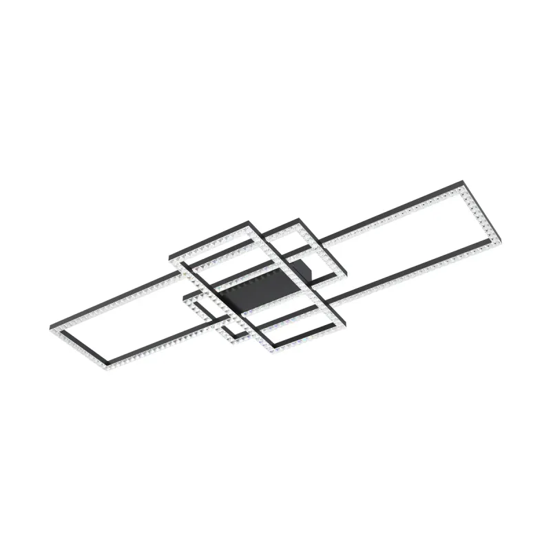 Lustra Plafon ERVI MX7907-3B-3BT Zumaline LED, Negru, Polonia