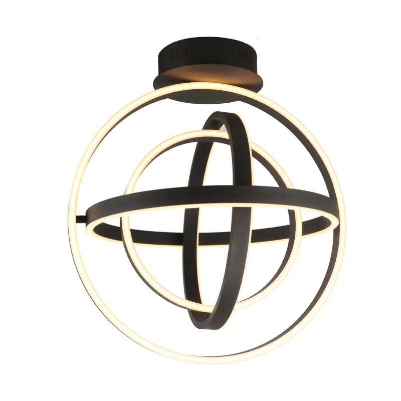 Lustra Plafon TESS MX9203-4-3BD Zumaline LED, Negru, Polonia