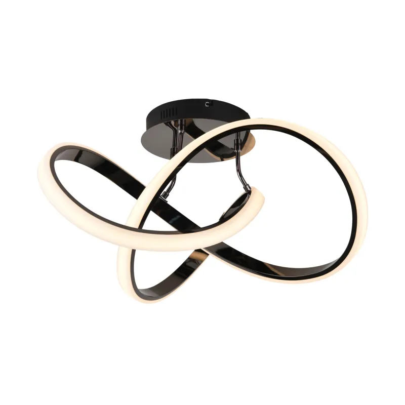 Lustra Plafon INDIGO MX9717-1-3BCD Zumaline LED, Negru, Polonia