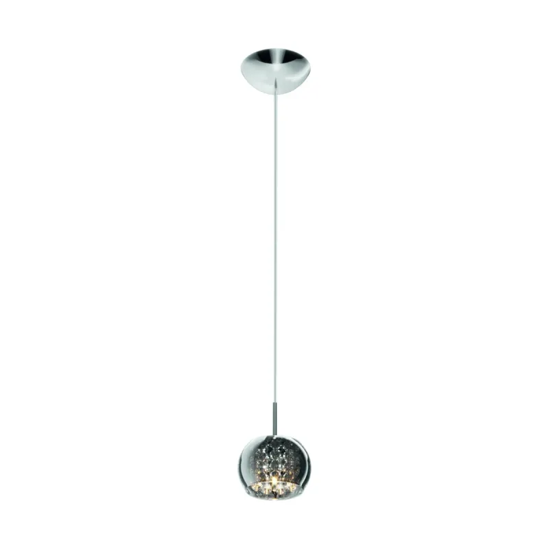 Pendul CRYSTAL P0076-01A-F4FZ Zumaline G9, Argintiu, Polonia