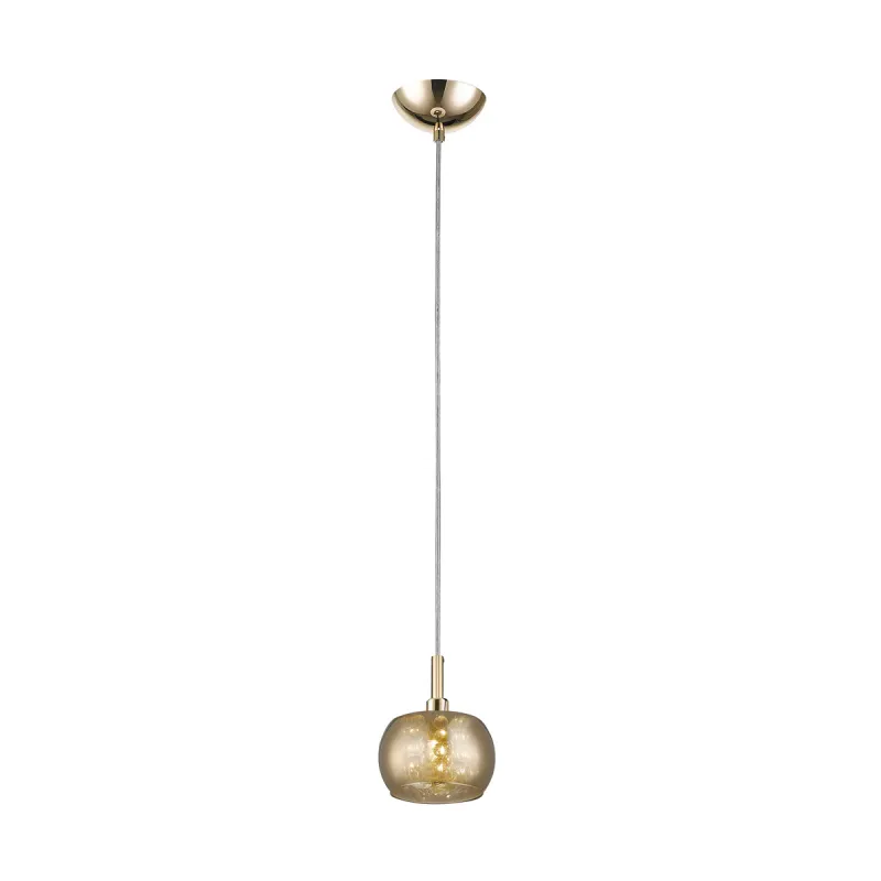 Pendul CRYSTAL P0076-01A-F7HF Zumaline G9, Auriu, Polonia