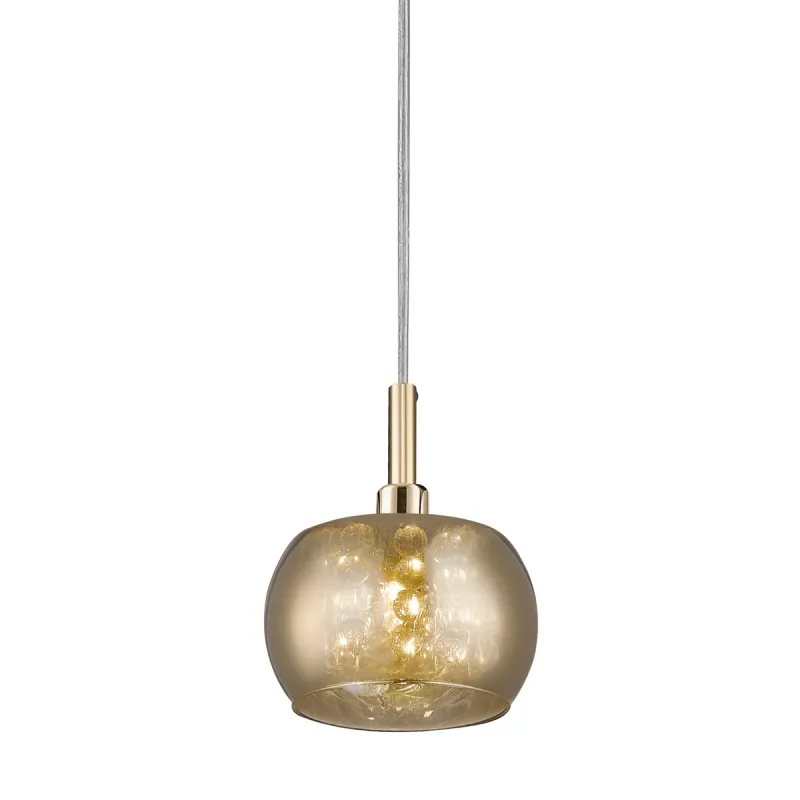 Pendul CRYSTAL P0076-01A-F7HF Zumaline G9, Auriu, Polonia