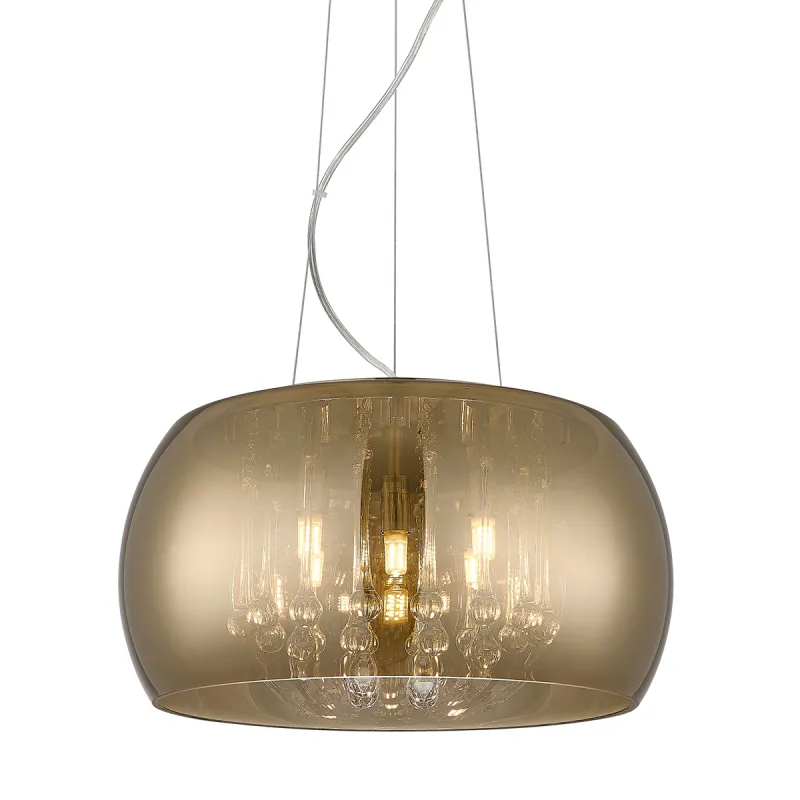 Suspensie CRYSTAL P0076-05L-F7HF Zumaline G9, Auriu, Polonia