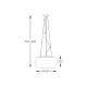 Suspensie CRYSTAL P0076-05L-F7HF Zumaline G9, Auriu, Polonia