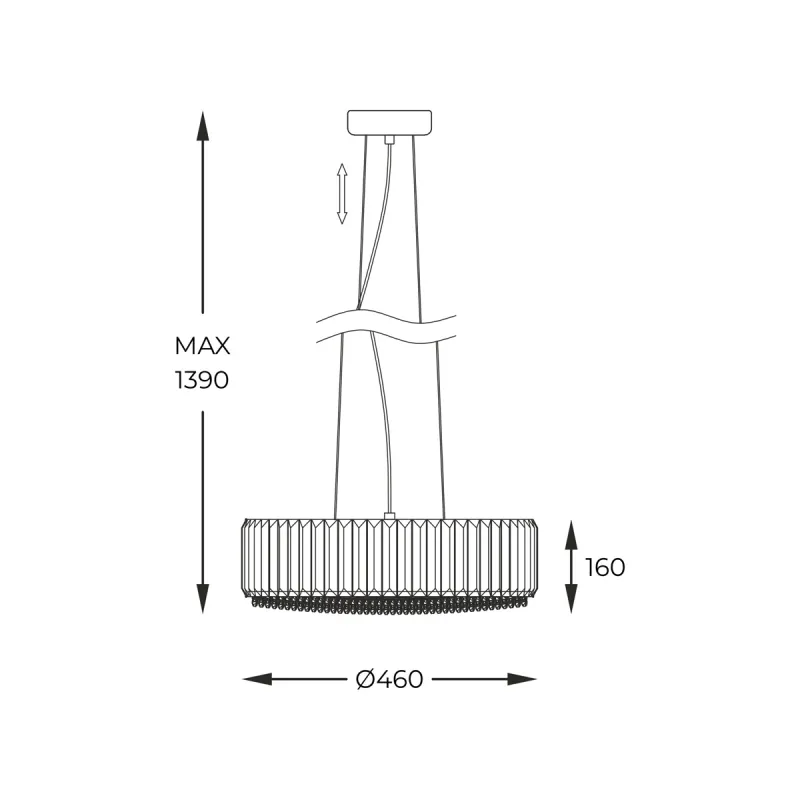 Candelabru PRINCE P0360-05B-F4AC Zumaline G9, Argintiu, Polonia