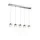 Suspensie GEM P0389-05E-B5AC Zumaline G9, Crom, Polonia