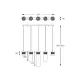 Suspensie GEM P0389-05E-B5AC Zumaline G9, Crom, Polonia
