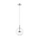 Pendul ENCELADUS P0428-01J-F4AC Zumaline LED, Crom, Polonia