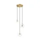 Suspensie ENCELADUS P0428-03L-L4AC Zumaline LED, Auriu, Polonia