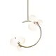Suspensie MOLECULE P0454-06Q-F7AA Zumaline G9, Auriu, Polonia
