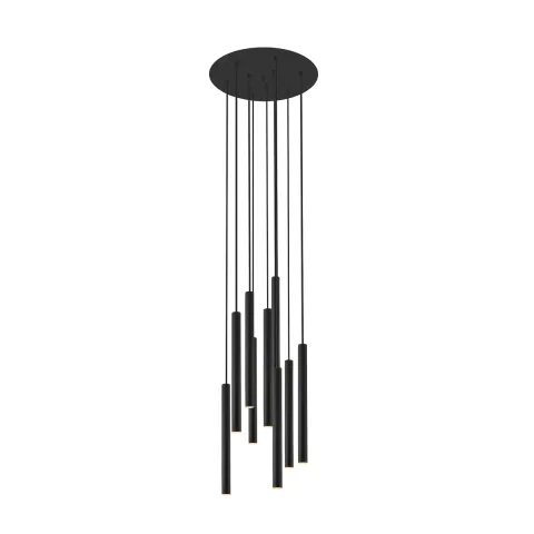 Suspensie LOYA P0461-09C-P7P7 Zumaline LED, Negru, Polonia