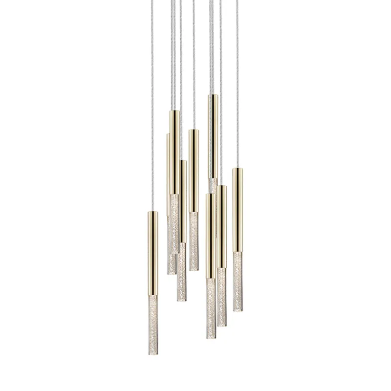 Suspensie ONE P0461-09L-B5F7 Zumaline LED, Auriu, Polonia