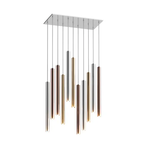 Suspensie LOYA P0461-11A-B5SC Zumaline LED, Argintiu, Polonia