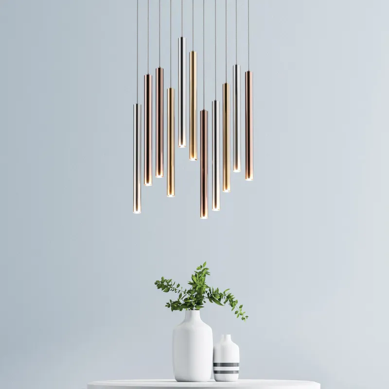 Suspensie LOYA P0461-11A-B5SC Zumaline LED, Argintiu, Polonia