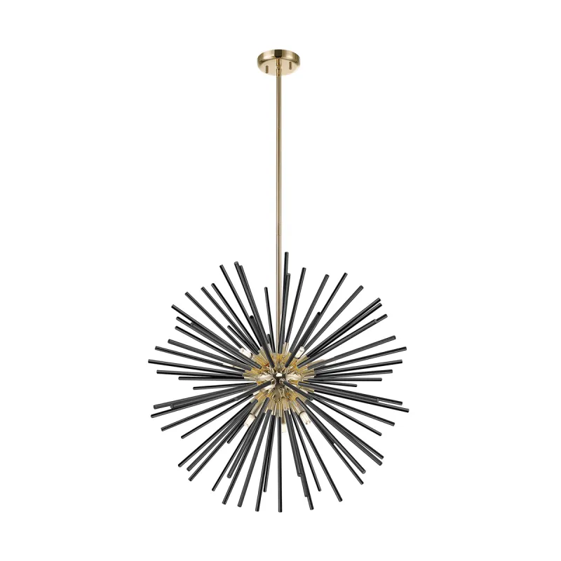 Suspensie URCHIN P0491-09C-F7BC Zumaline G9, Auriu, Polonia