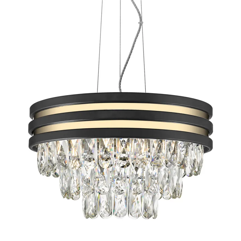 Candelabru NAICA P0525-04A-P7D7 Zumaline E14, Negru, Polonia