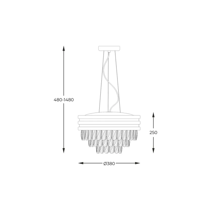 Candelabru NAICA P0525-04A-P7D7 Zumaline E14, Negru, Polonia
