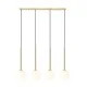 Suspensie ARCTURUS P0574-04D-F7AA Zumaline G9, Auriu, Polonia
