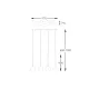 Suspensie ARCTURUS P0574-04D-SDFZ Zumaline G9, Negru, Polonia
