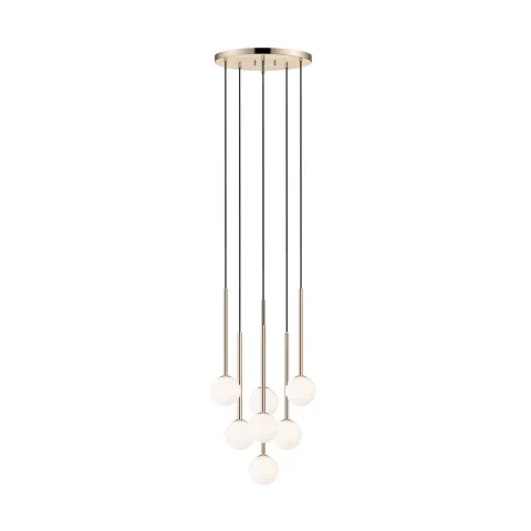 Suspensie ARCTURUS P0574-07F-F7AA Zumaline G9, Auriu, Polonia