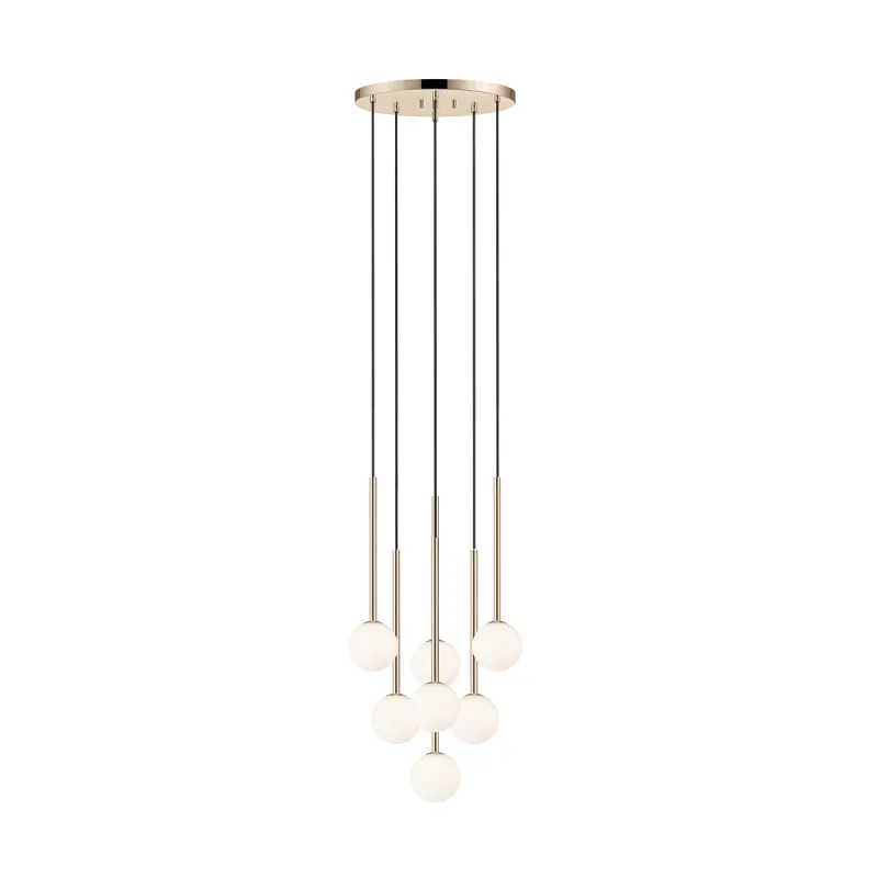 Suspensie ARCTURUS P0574-07F-F7AA Zumaline G9, Auriu, Polonia