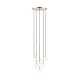 Suspensie ARCTURUS P0574-07F-F7AA Zumaline G9, Auriu, Polonia