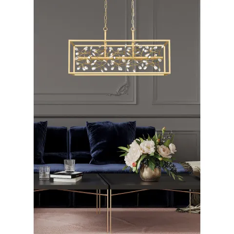 Suspensie SPRING P0578-06C-V7V7 Zumaline G9, Auriu, Polonia