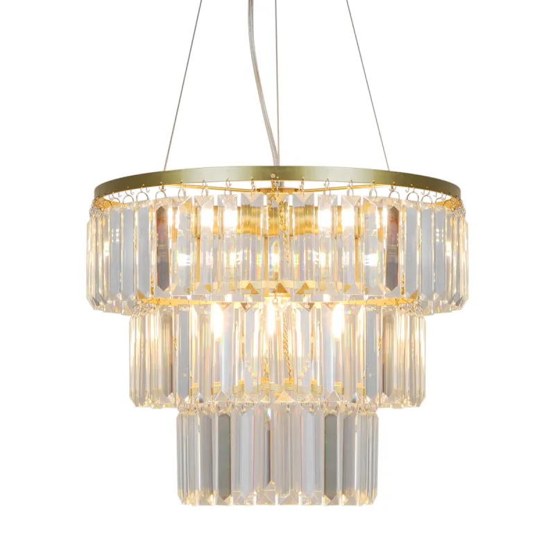 Candelabru TIFANNY P17127-4-1GD Zumaline E14, Auriu, Polonia