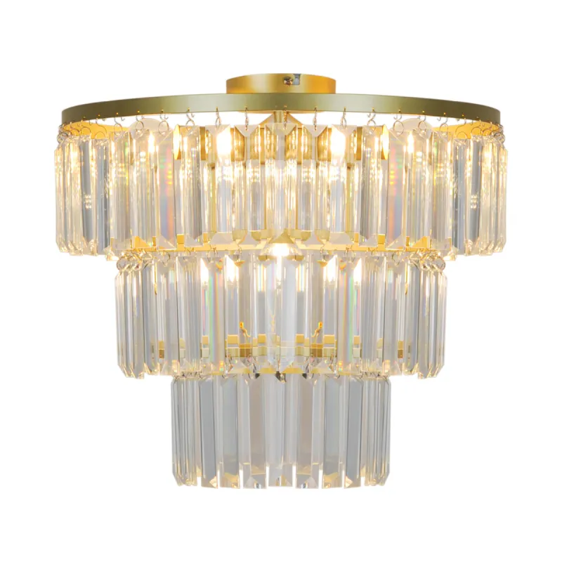 Candelabru TIFANNY P17127-4-GD Zumaline E14, Auriu, Polonia