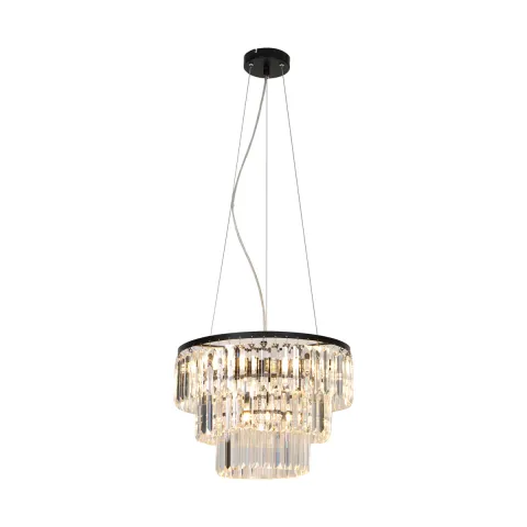 Candelabru TIFANNY P17127-4 Zumaline E14, Negru, Polonia