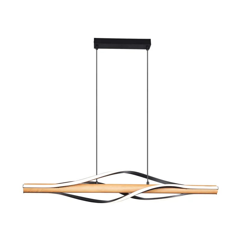 Suspensie BAEZ P230857003 Zumaline LED, Negru, Polonia