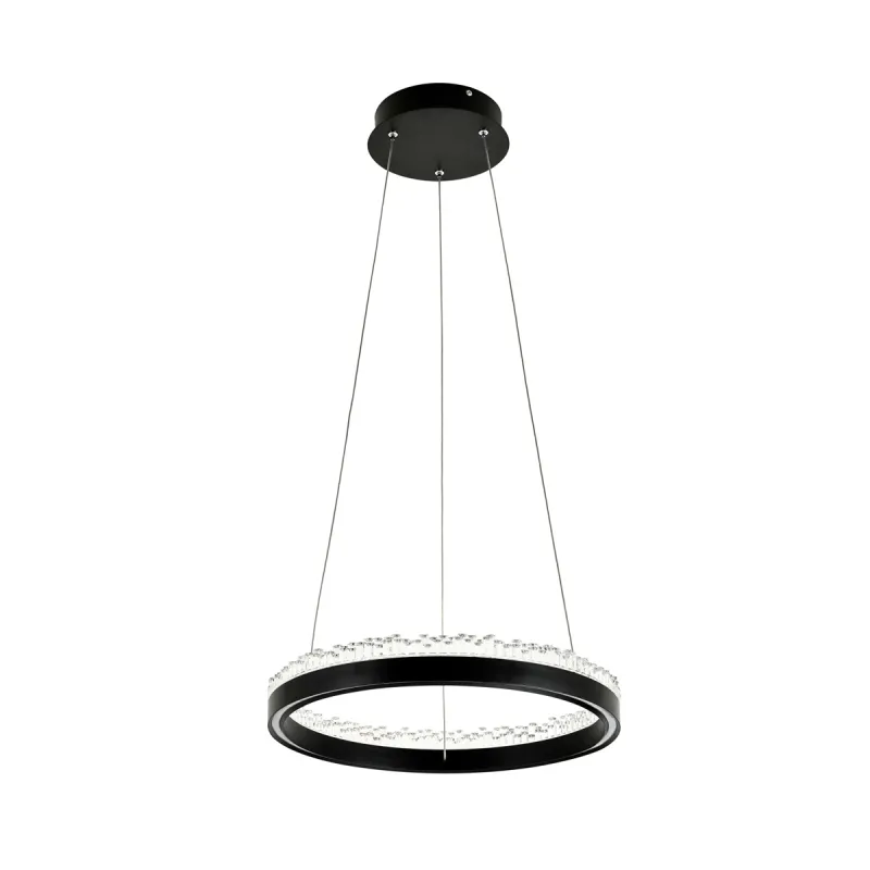 Suspensie REGI PD2304400R-MB Zumaline LED, Negru, Polonia