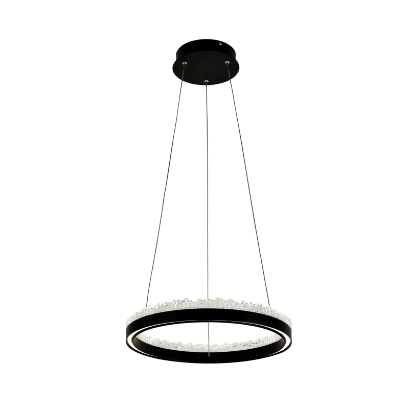 Suspensie REGI PD2304400R-MB Zumaline LED, Negru, Polonia
